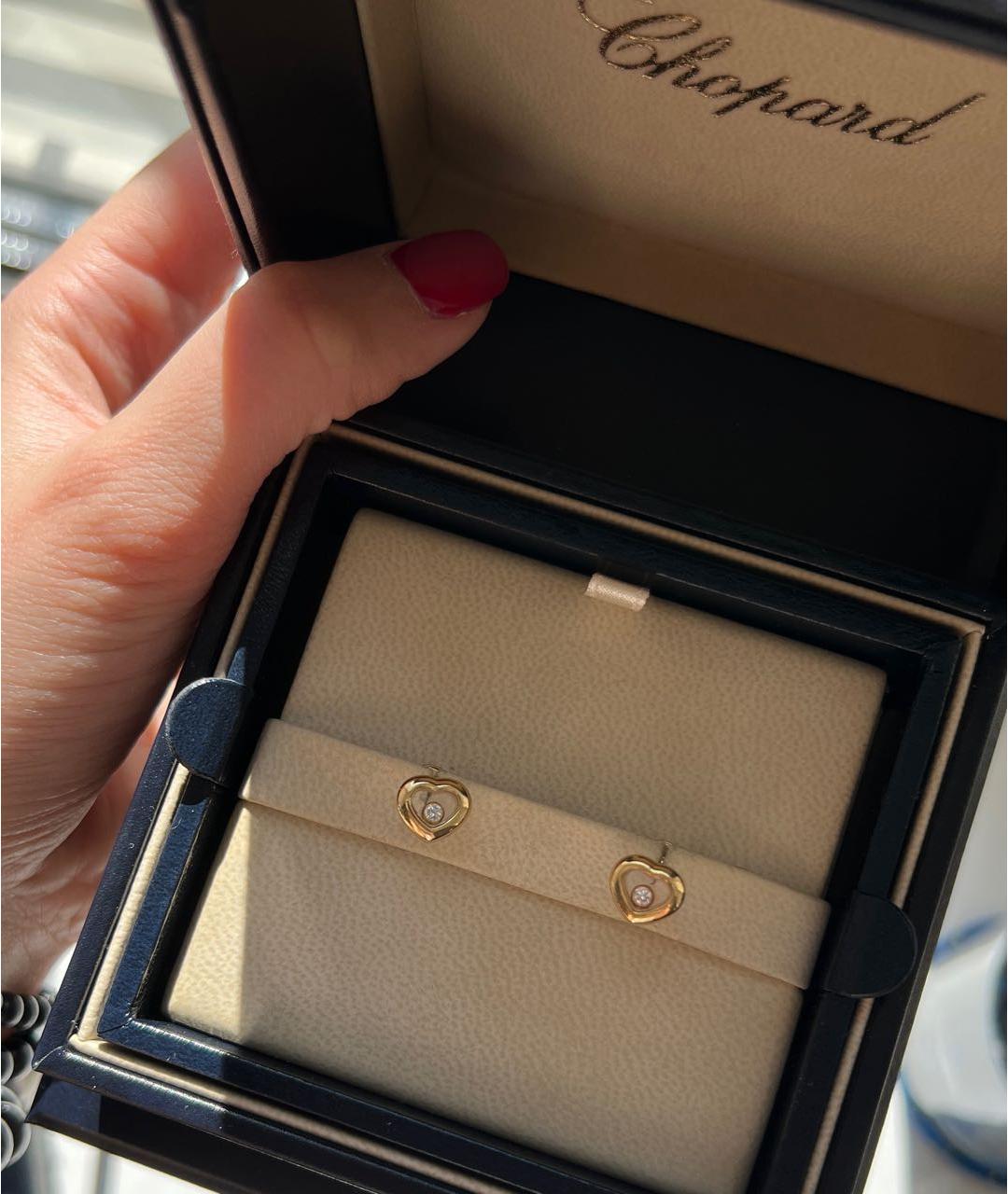 CHOPARD Золотые серьги из желтого золота, фото 7