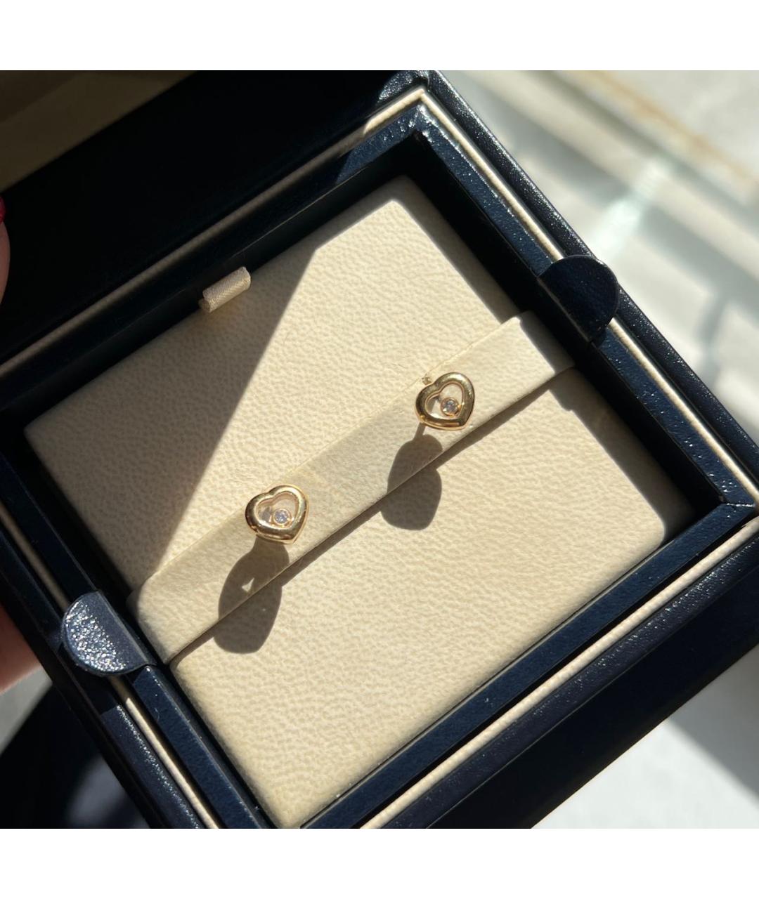 CHOPARD Золотые серьги из желтого золота, фото 5