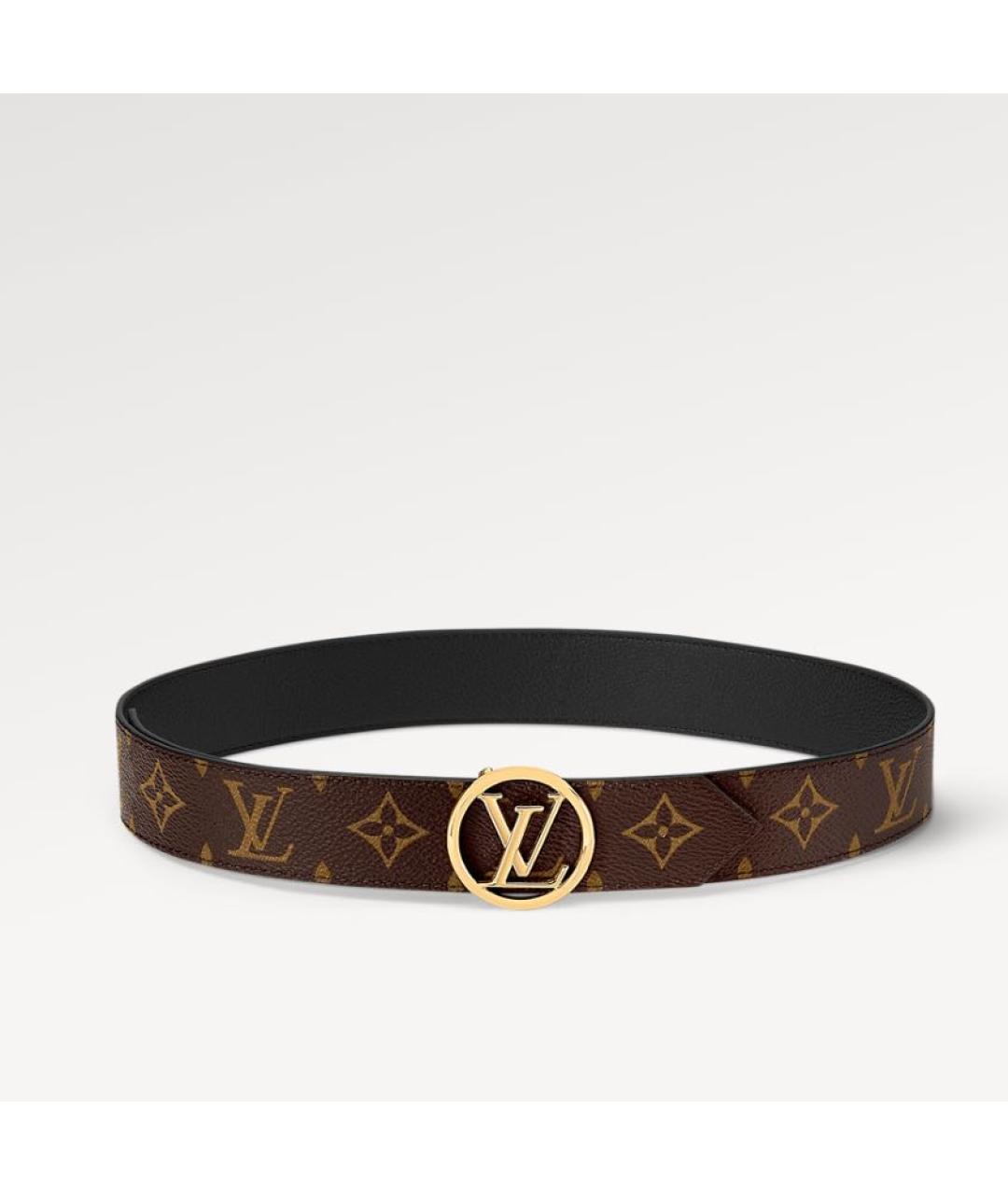 LOUIS VUITTON Черный ремень, фото 3