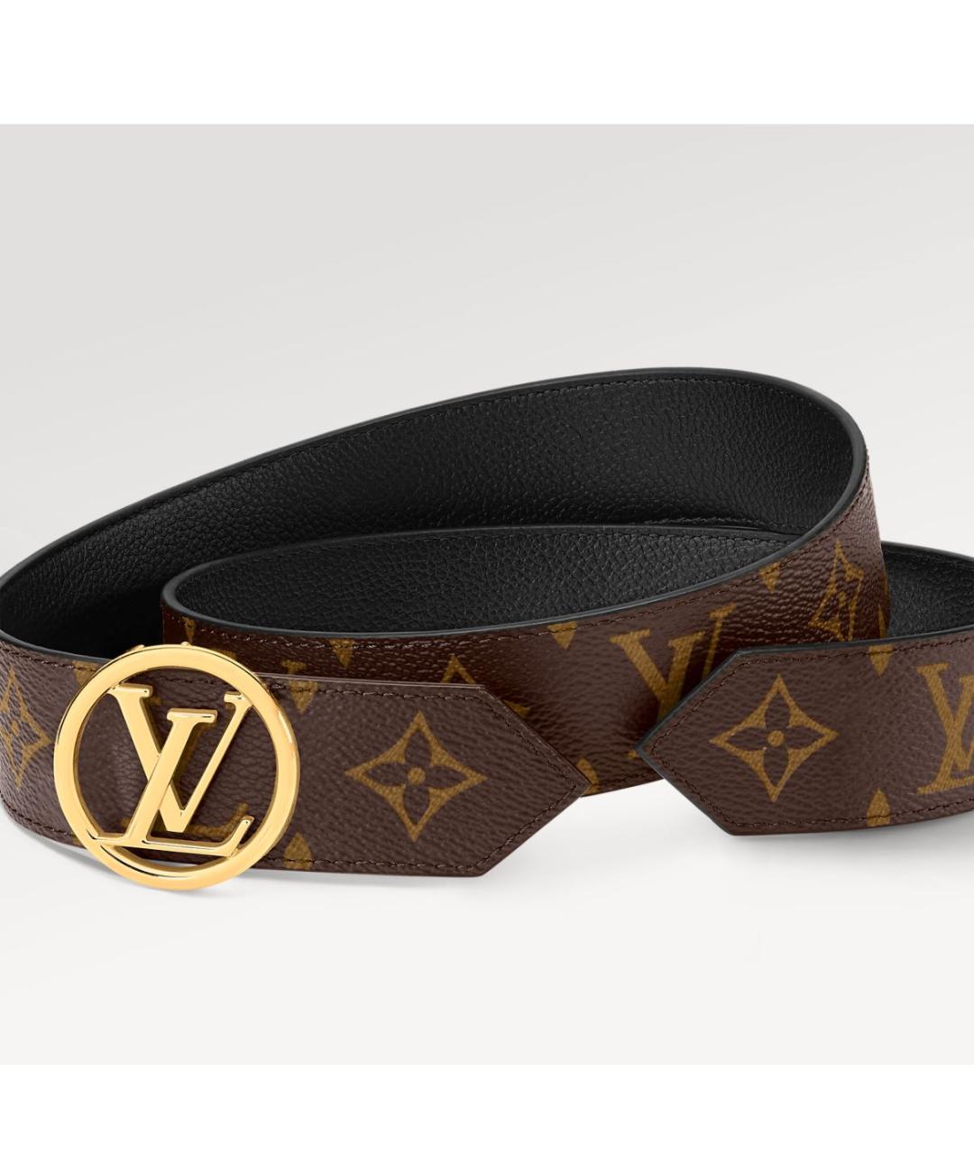 LOUIS VUITTON Черный ремень, фото 2