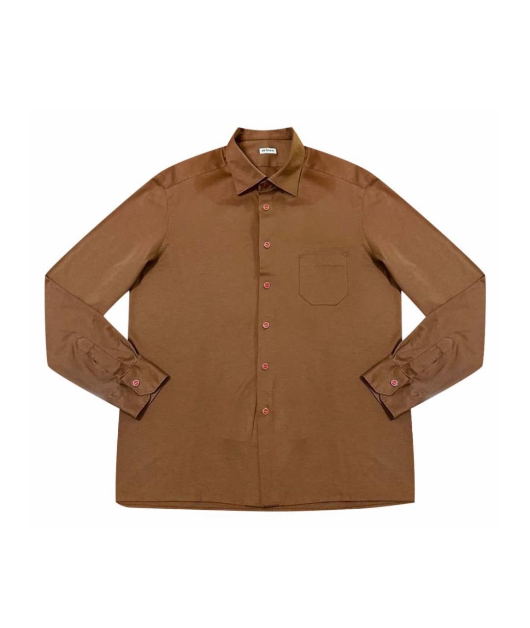 KITON Коричневая кэжуал рубашка, фото 1