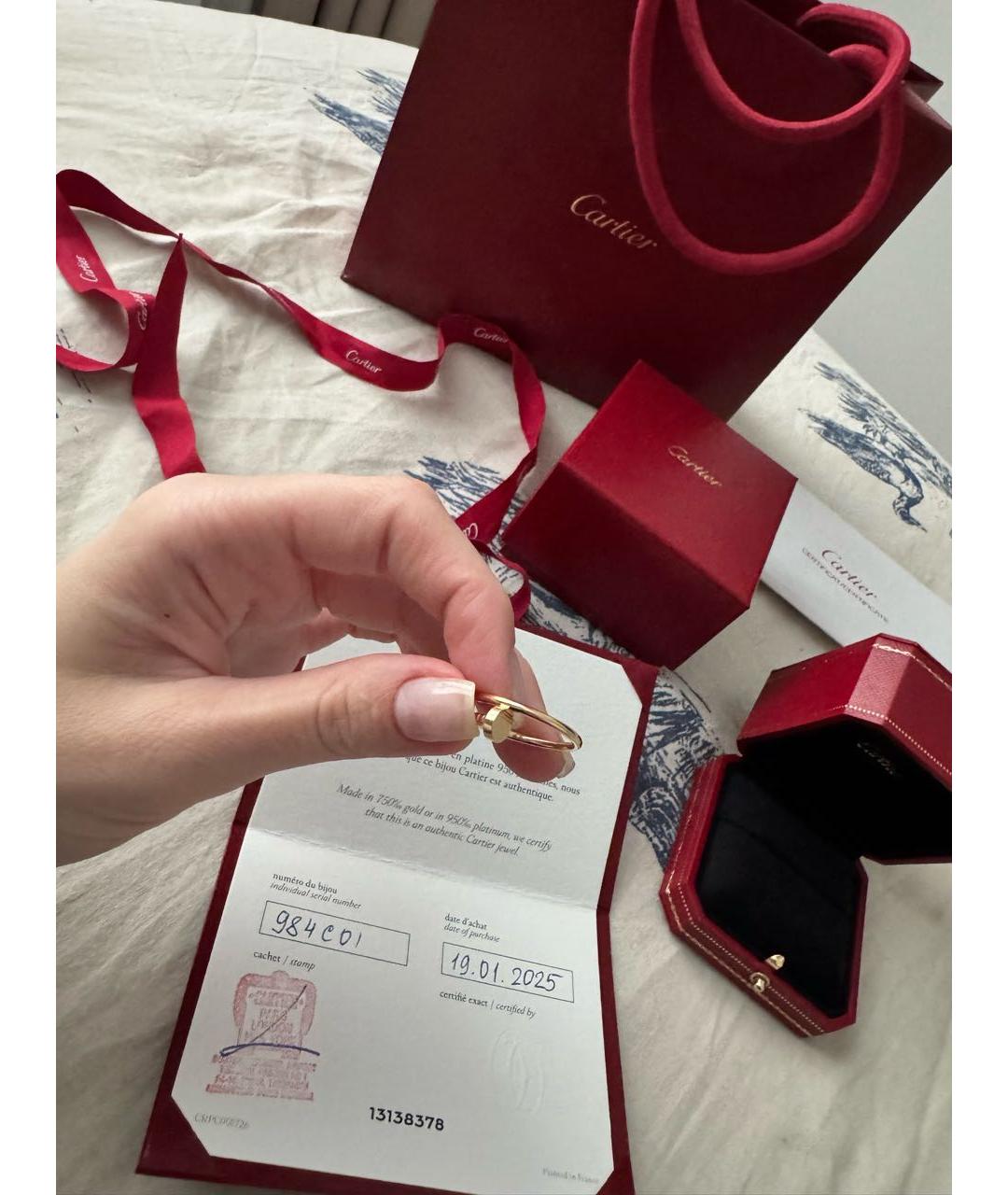 CARTIER Золотое кольцо из желтого золота, фото 3