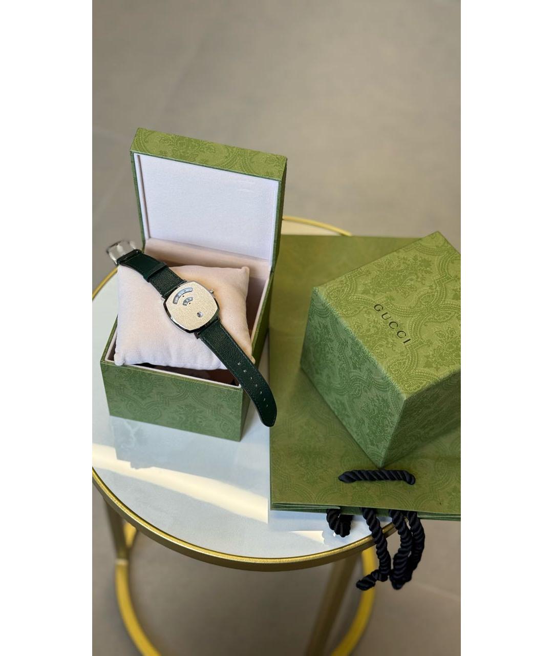 GUCCI Серебряные часы, фото 2