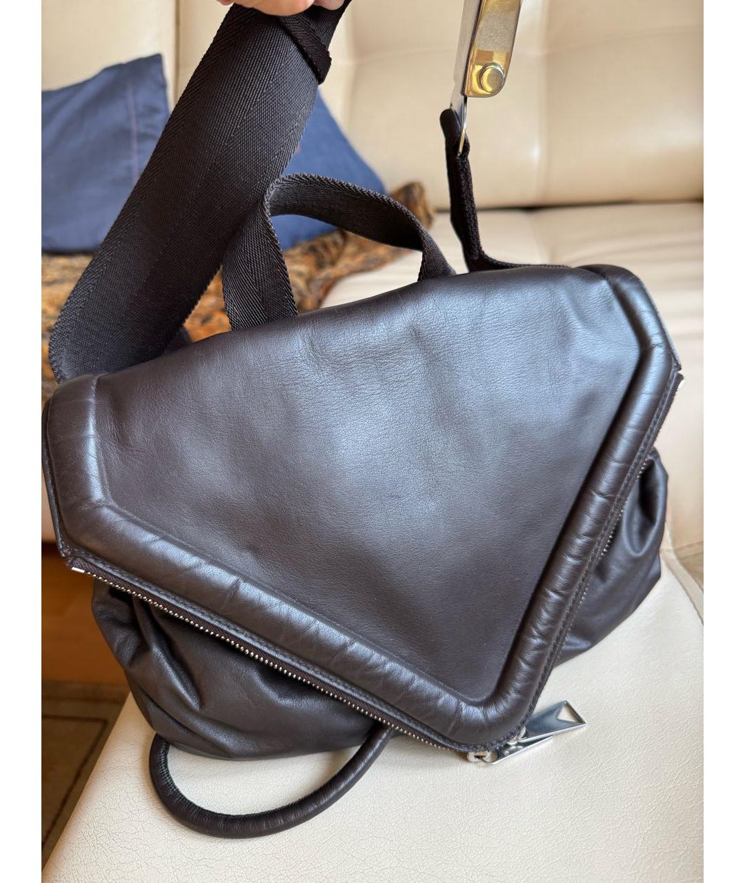 BOTTEGA VENETA Коричневая кожаная поясная сумка, фото 2