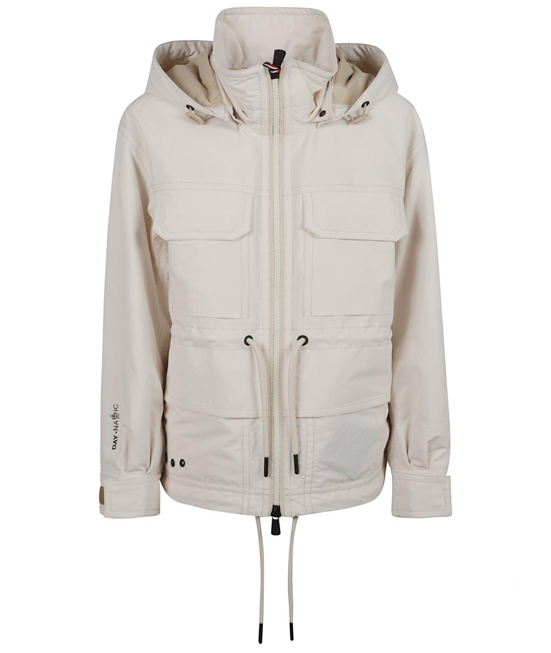 MONCLER GRENOBLE Белое полиэстеровое пальто, фото 1