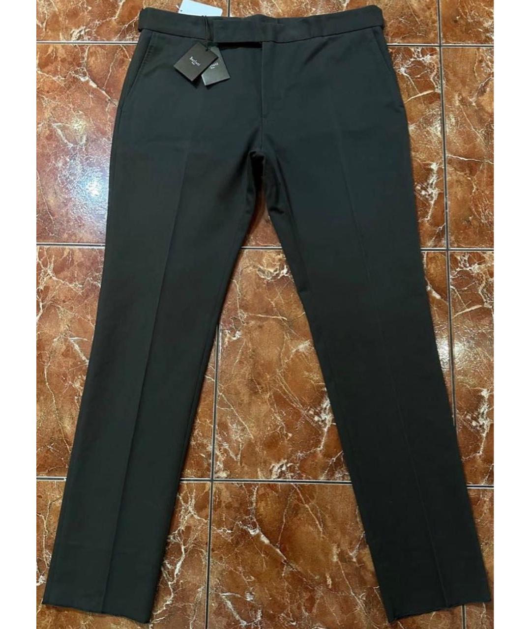 BERLUTI Хаки хлопковые повседневные брюки, фото 5