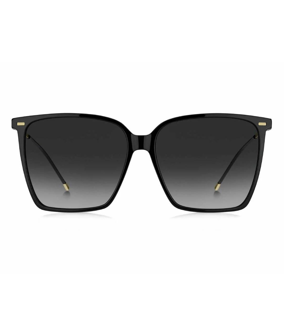 HUGO BOSS Черные пластиковые солнцезащитные очки, фото 2