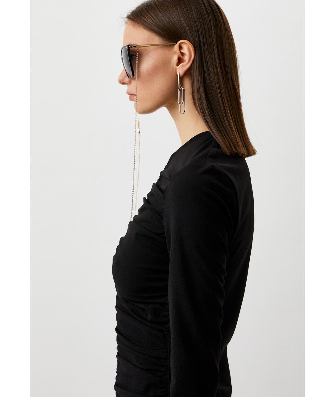 HUGO BOSS Черные пластиковые солнцезащитные очки, фото 5
