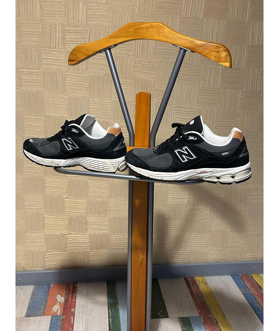 NEW BALANCE Черные текстильные низкие кроссовки / кеды, фото 6