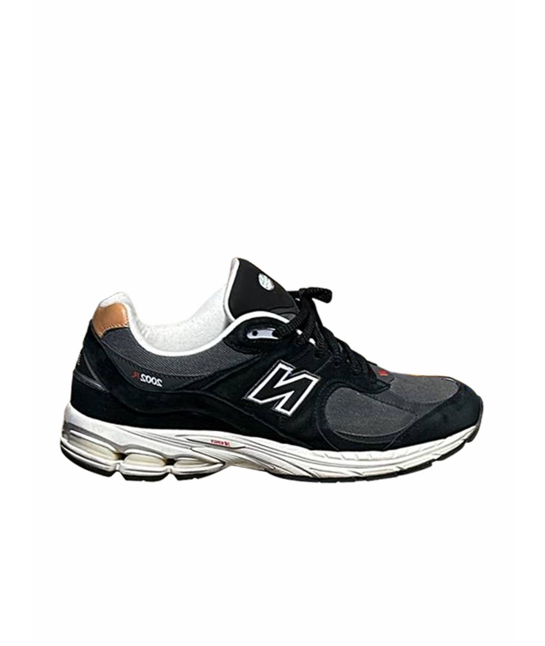 NEW BALANCE Черные текстильные низкие кроссовки / кеды, фото 1