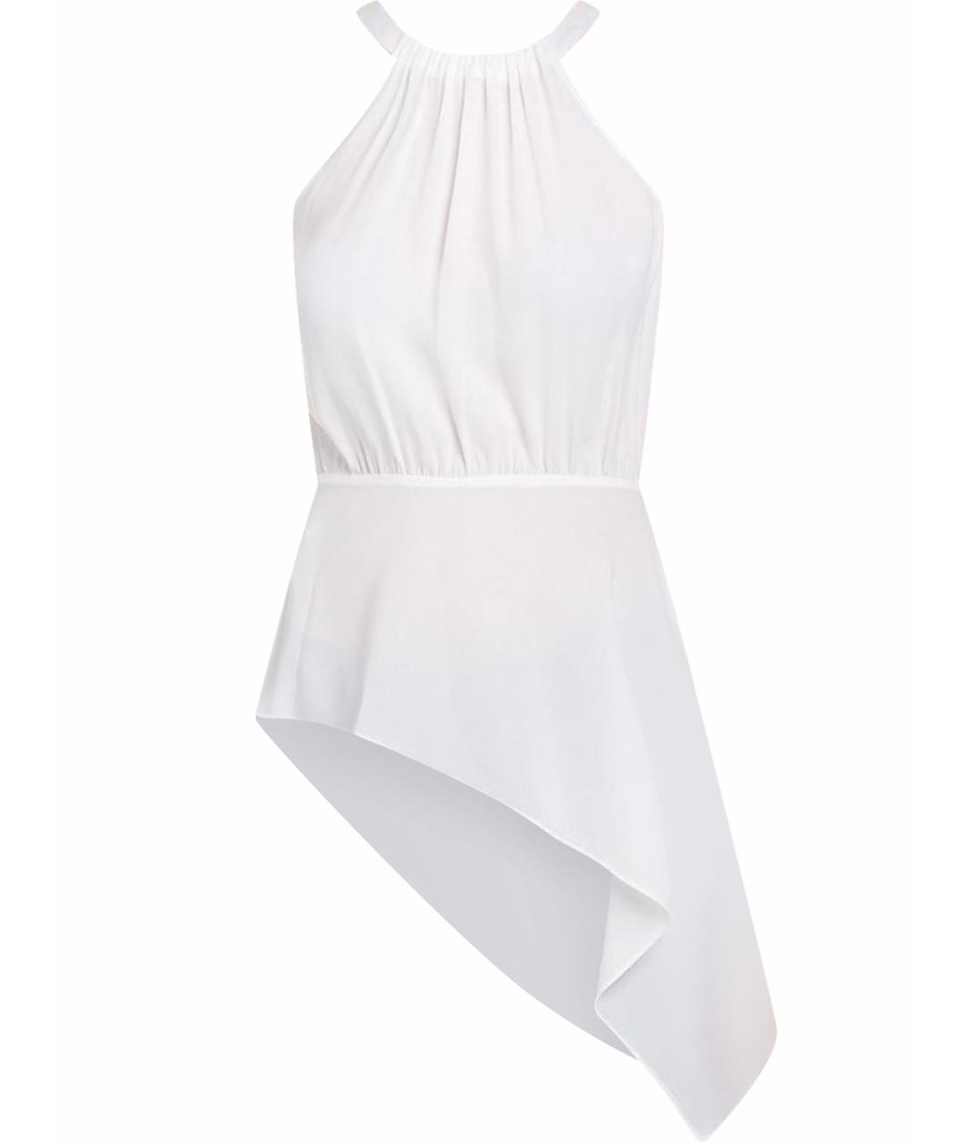 BCBG MAXAZRIA Белая полиэстеровая блузы, фото 1