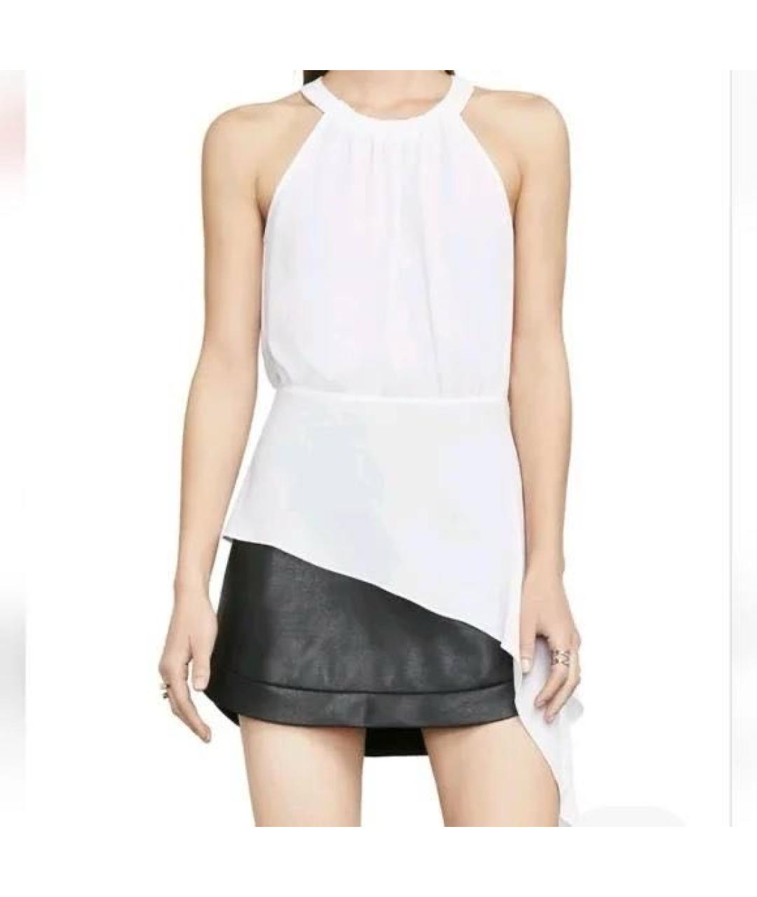 BCBG MAXAZRIA Белая полиэстеровая блузы, фото 2