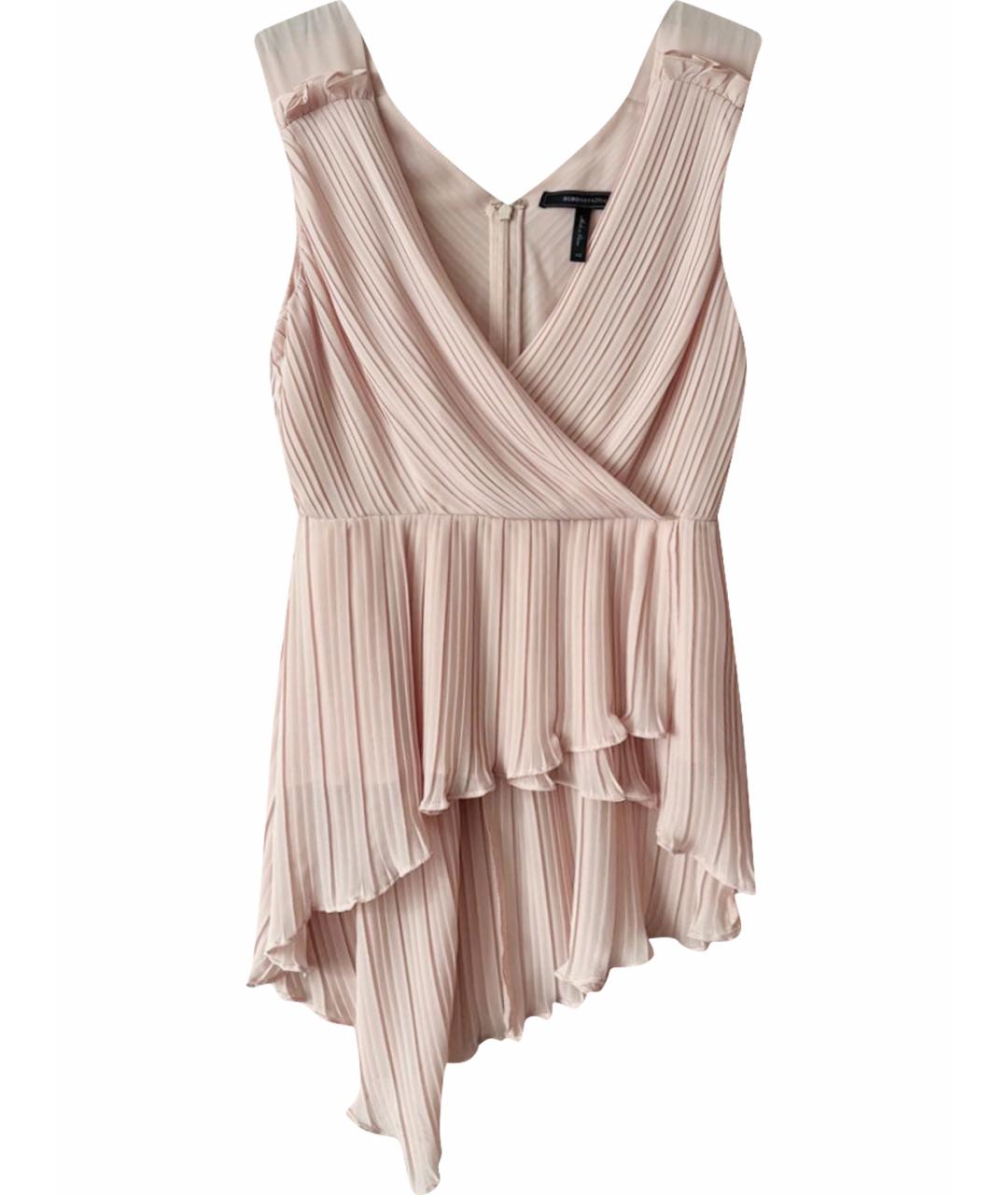 BCBG MAXAZRIA Бежевая полиэстеровая блузы, фото 1