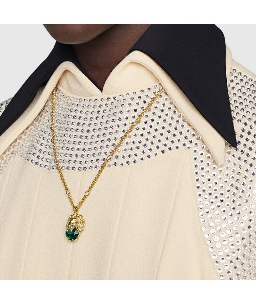 GUCCI Золотая металлическая подвеска, фото 5