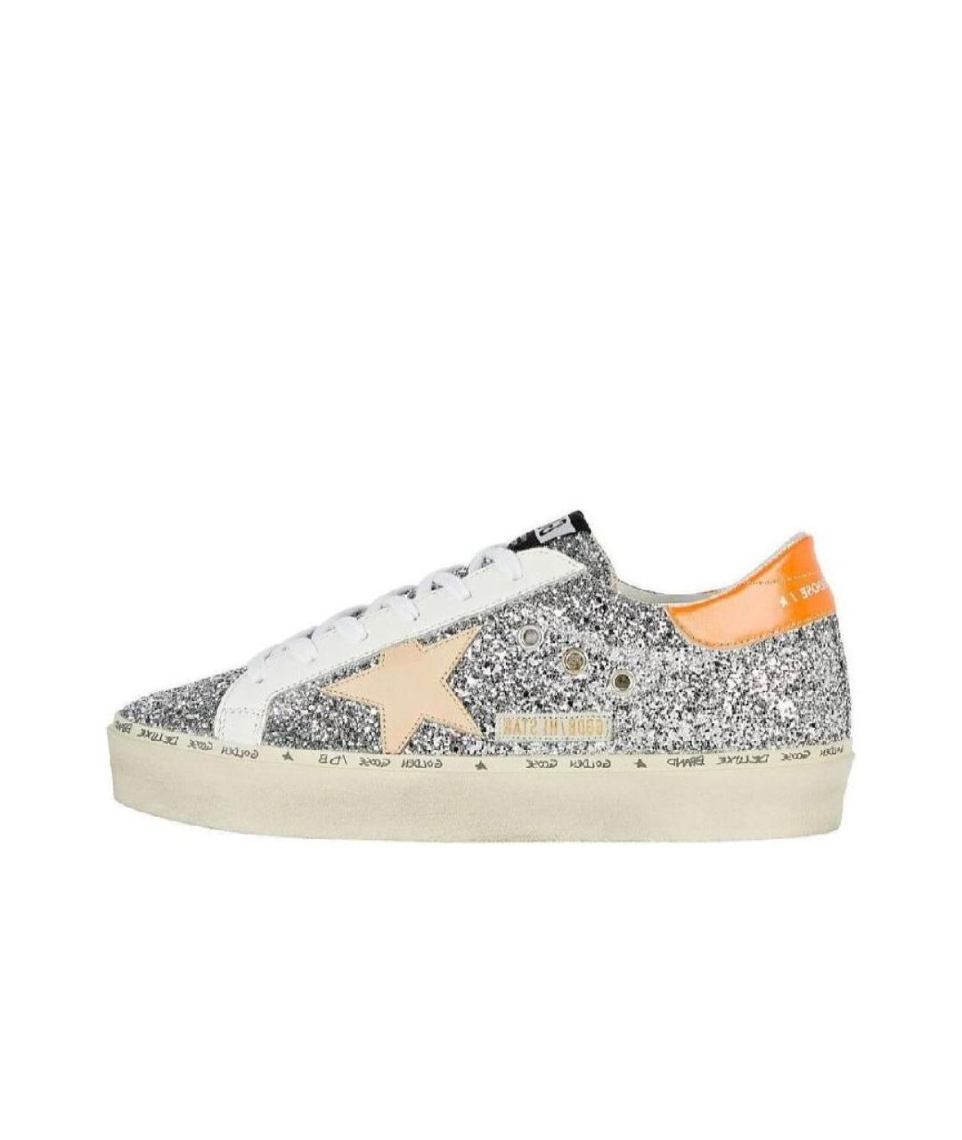 GOLDEN GOOSE DELUXE BRAND Серебряные кеды, фото 8