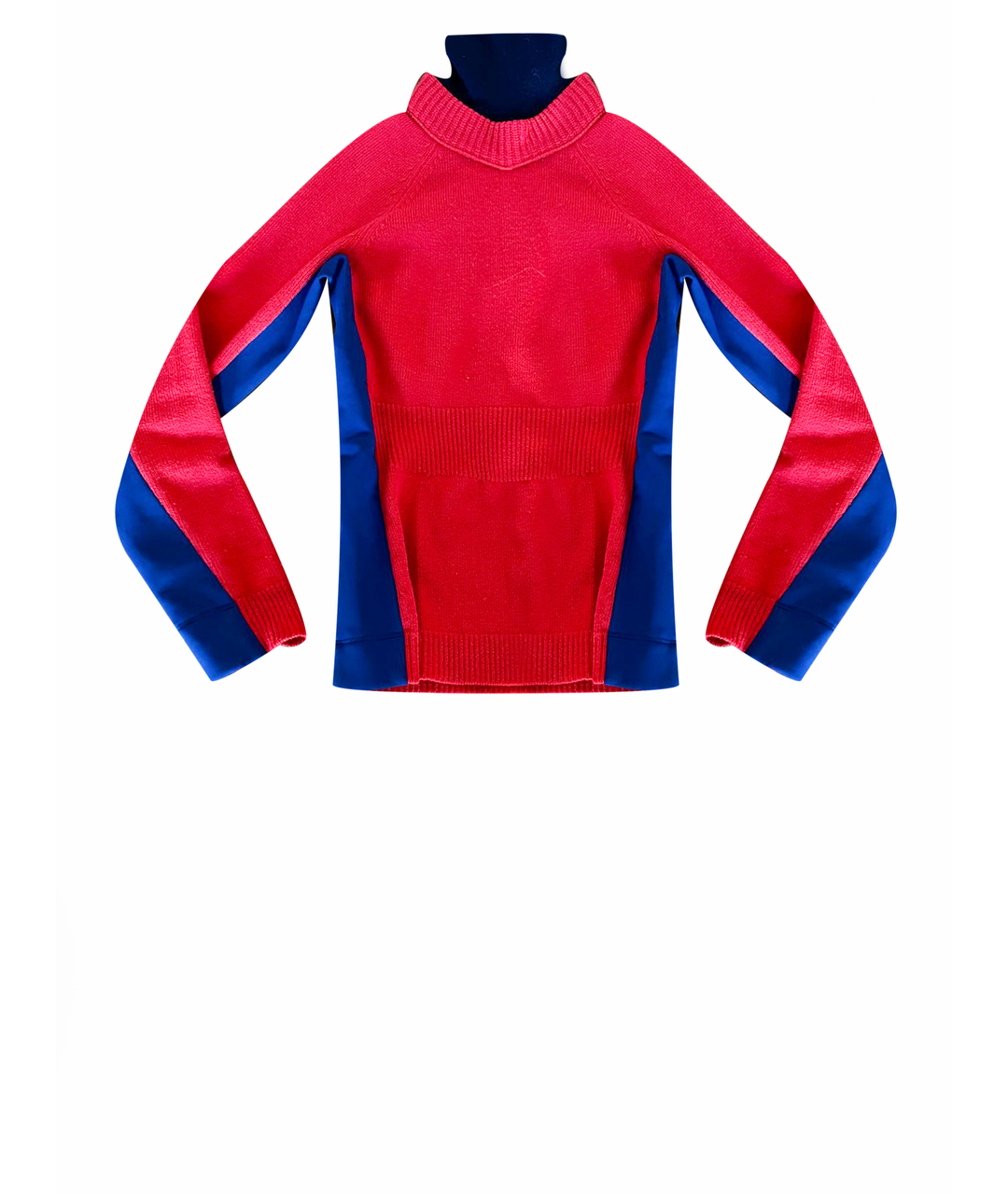 MONCLER Красный шерстяной джемпер / свитер, фото 1