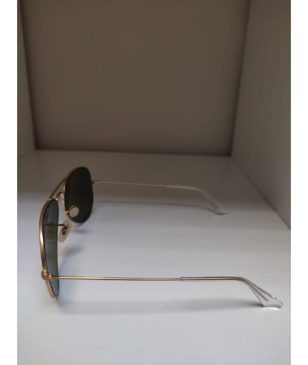 RAY BAN Синие металлические солнцезащитные очки, фото 6