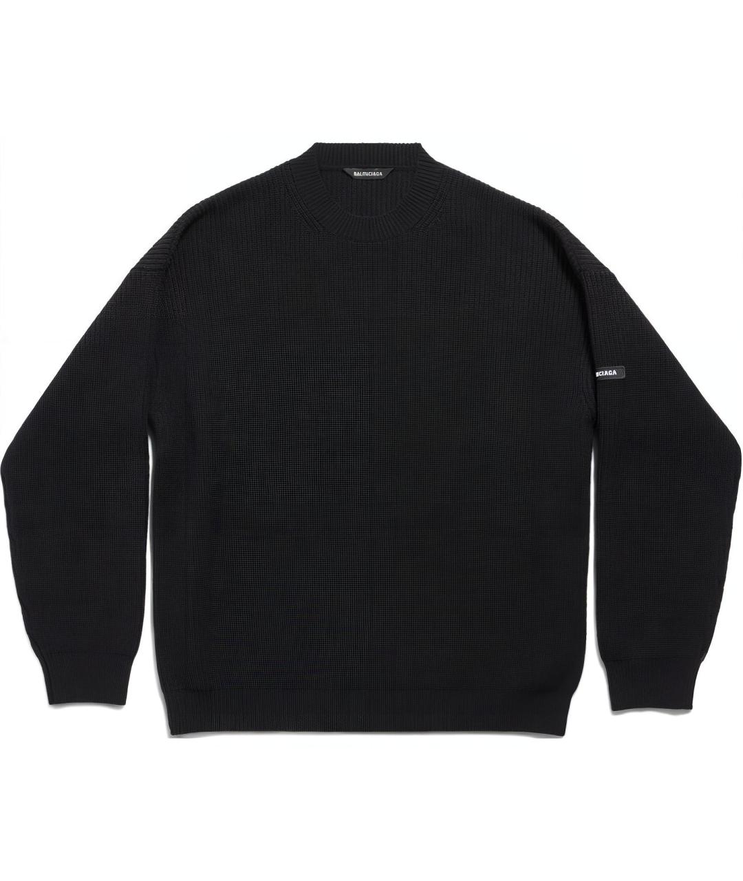 BALENCIAGA Черный джемпер / свитер, фото 1