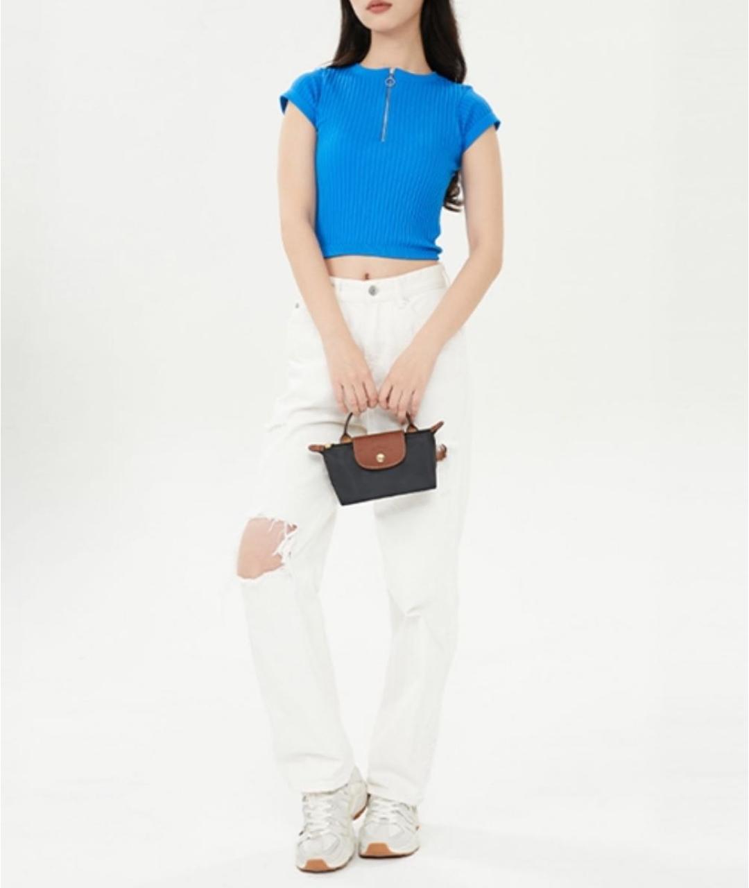 LONGCHAMP Черная сумка с короткими ручками, фото 5