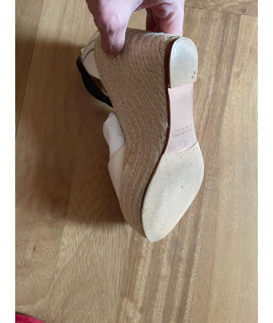 HERMES Мульти текстильные босоножки, фото 7