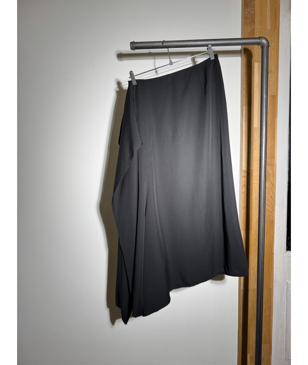 YOHJI YAMAMOTO Черная юбка миди, фото 2