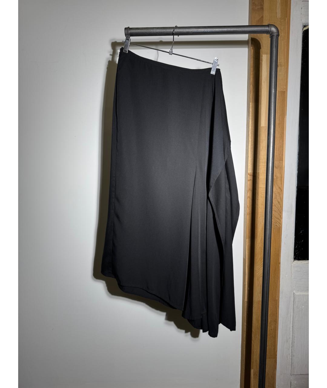 YOHJI YAMAMOTO Черная юбка миди, фото 8