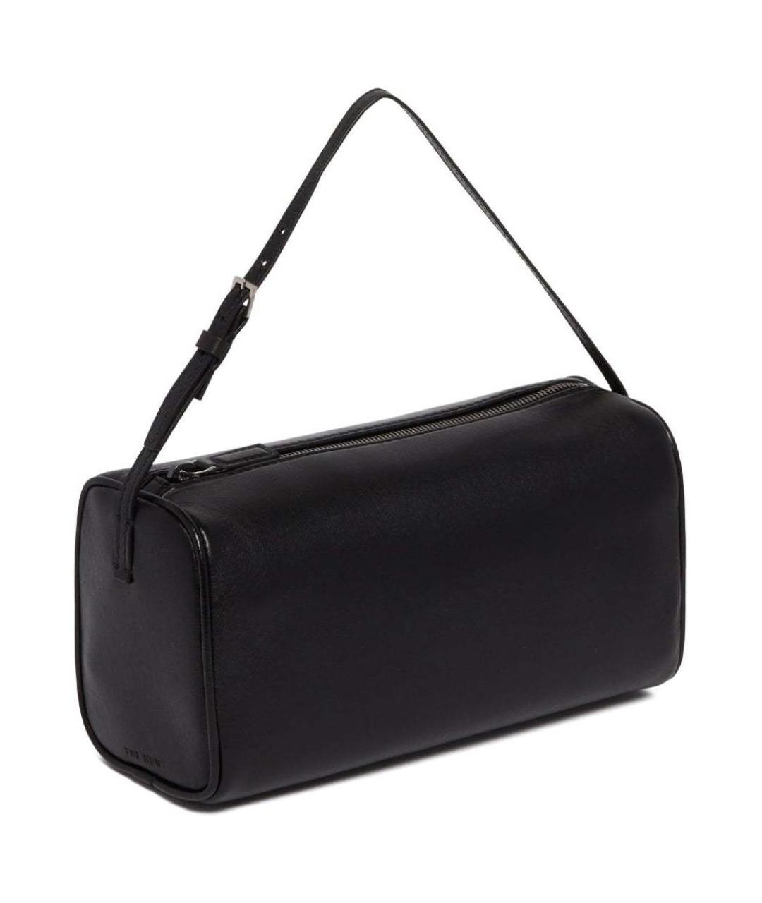 THE ROW Черная кожаная сумка через плечо, фото 2