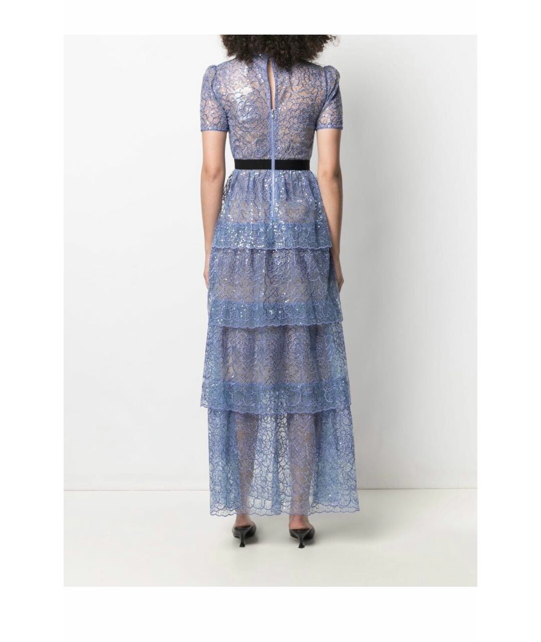 SELF-PORTRAIT Голубое вечернее платье, фото 2