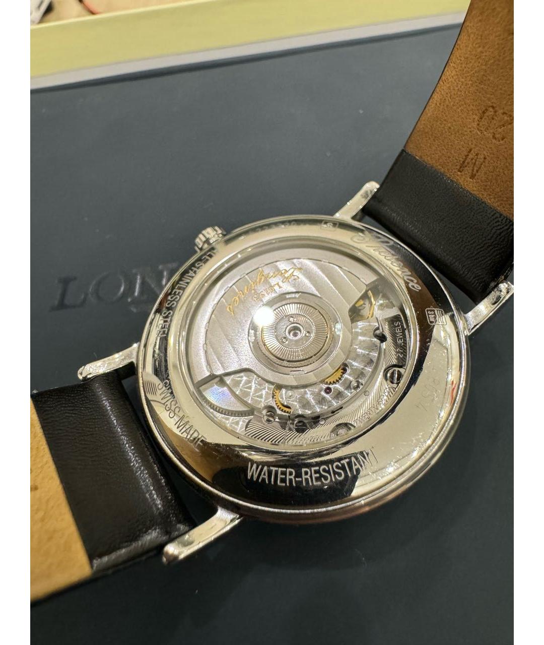 LONGINES Серебряные стальные часы, фото 3