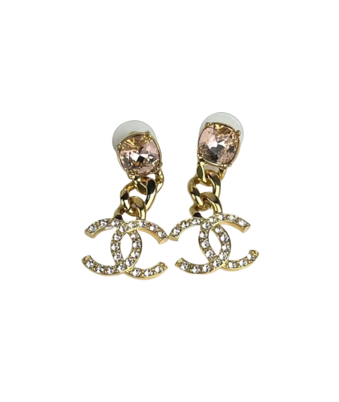 CHANEL Золотые серьги, фото 8
