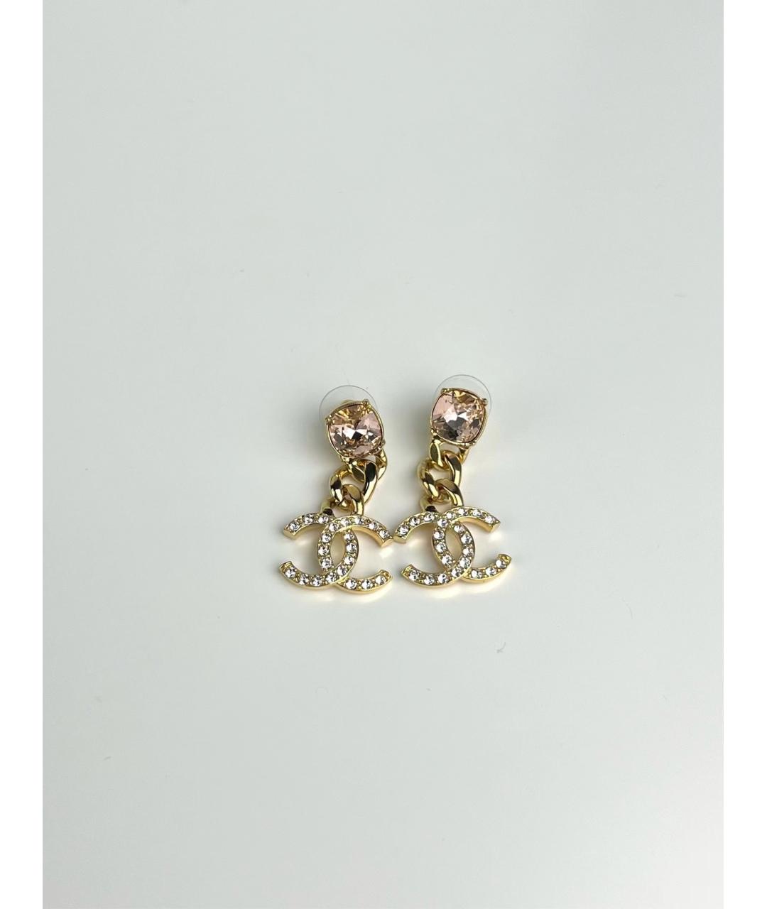 CHANEL Золотые серьги, фото 2