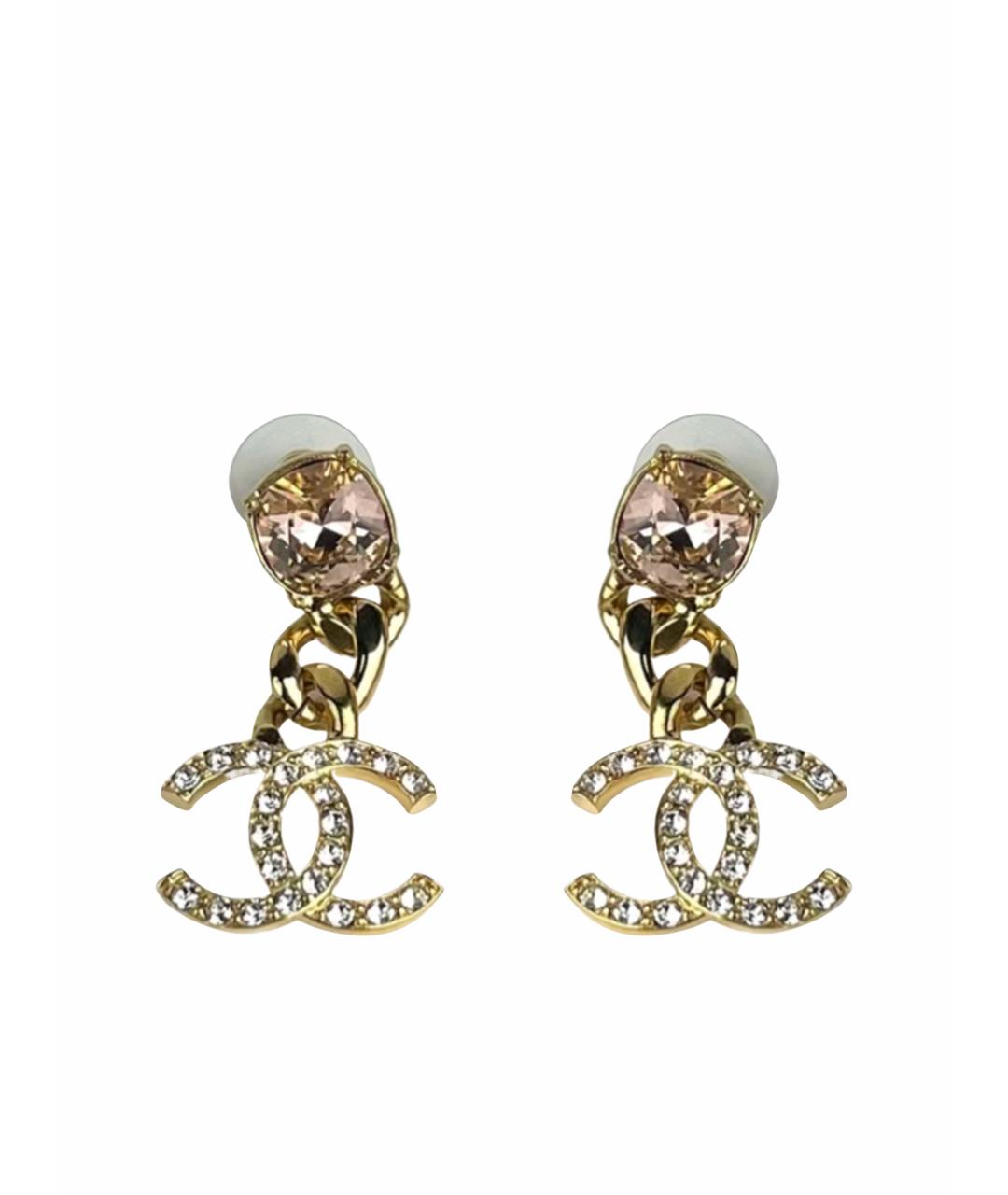 CHANEL Золотые серьги, фото 1