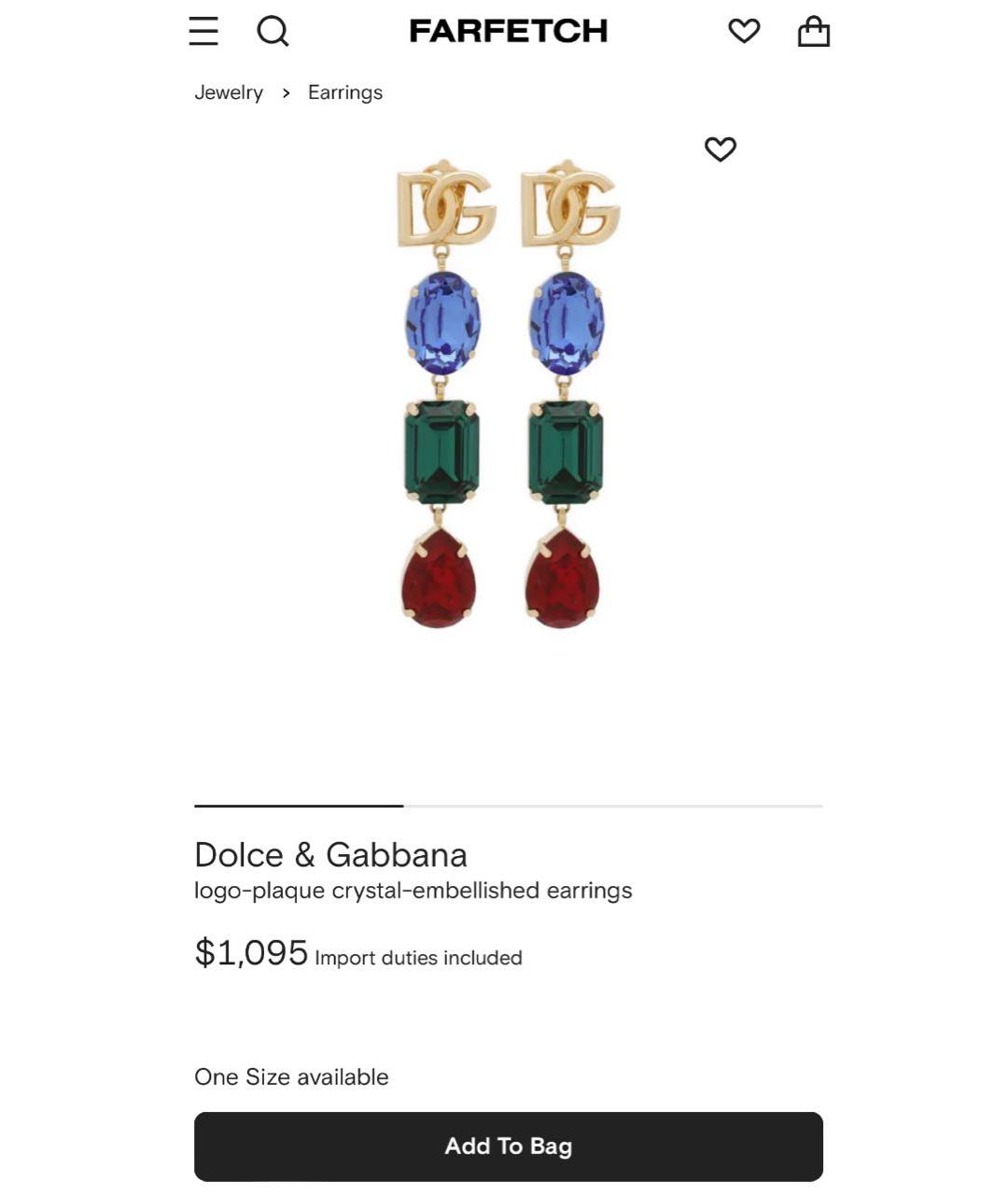 DOLCE&GABBANA Мульти металлический комплект, фото 6