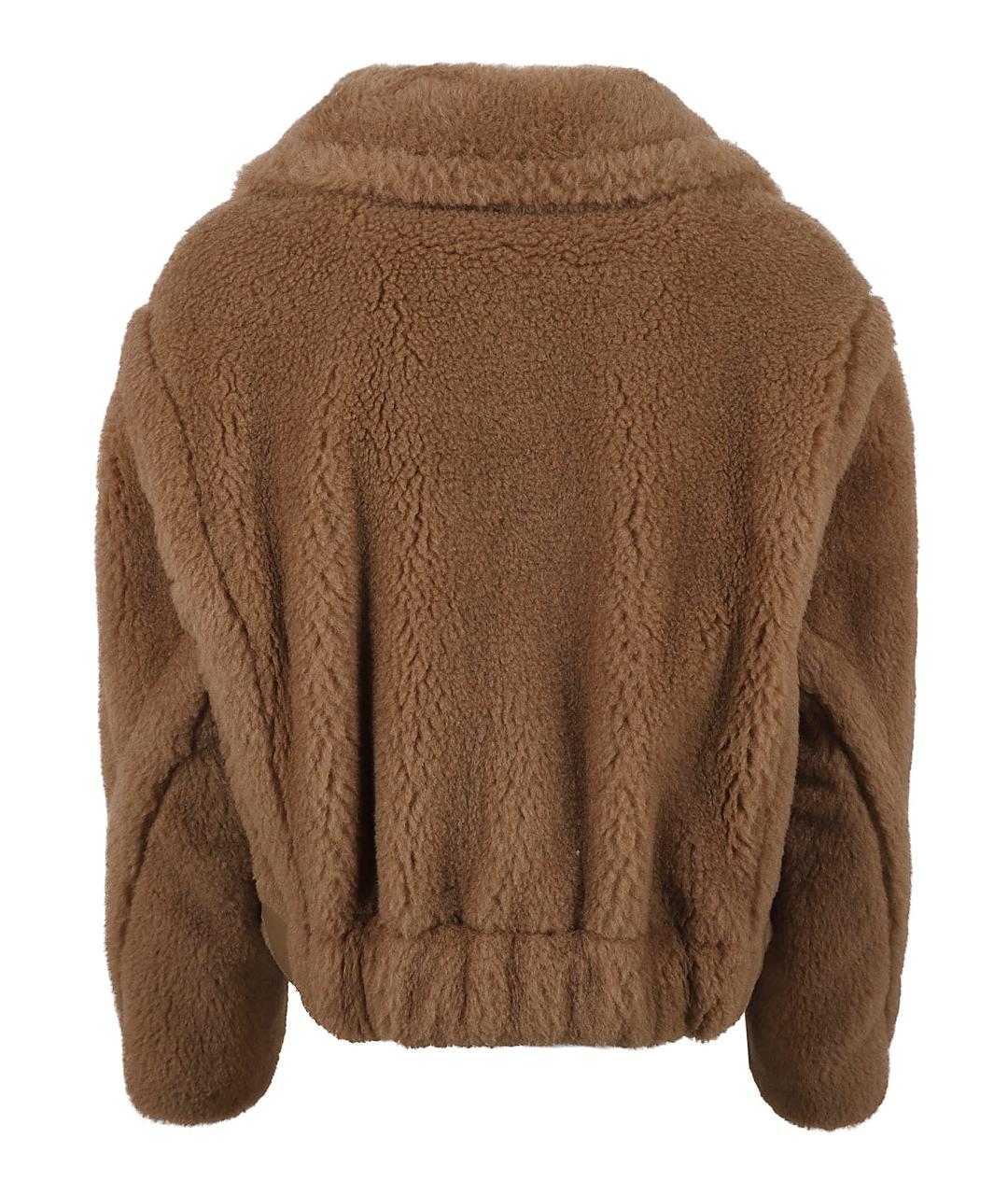 MAX MARA Коричневая шерстяная куртка, фото 3