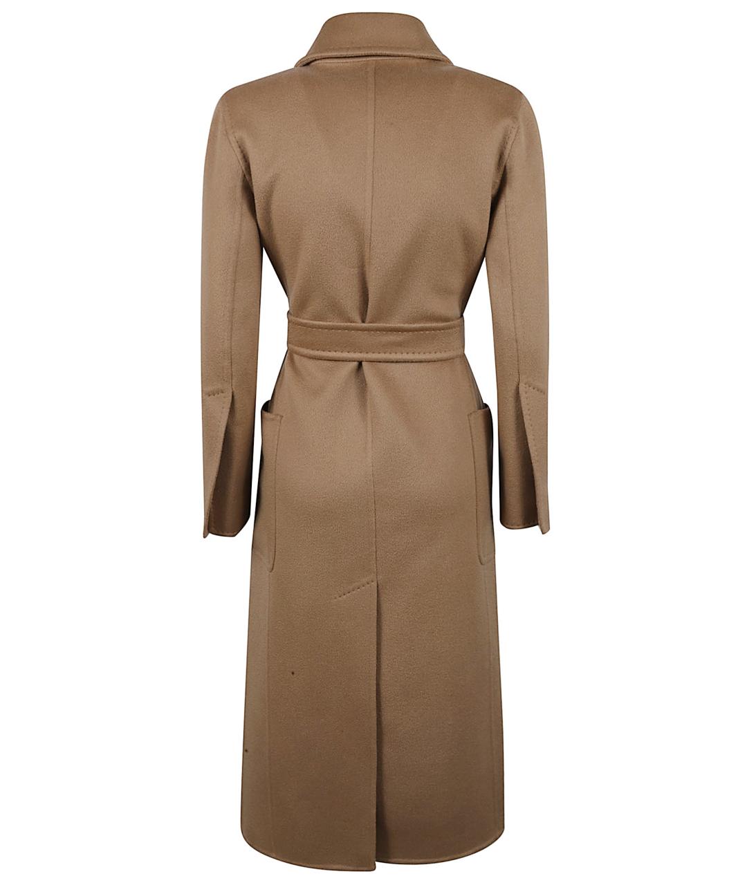 MAX MARA Коричневое кашемировое пальто, фото 3