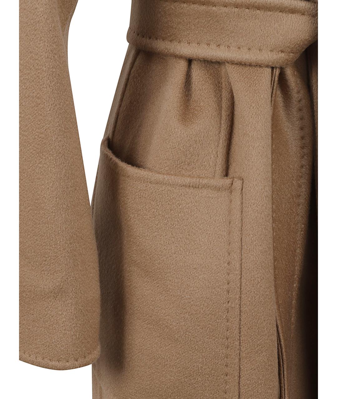 MAX MARA Коричневое кашемировое пальто, фото 2