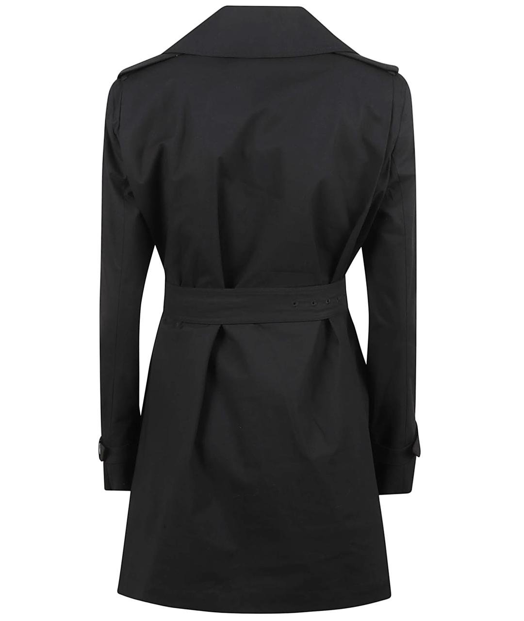 MAX MARA Черное хлопковое пальто, фото 3