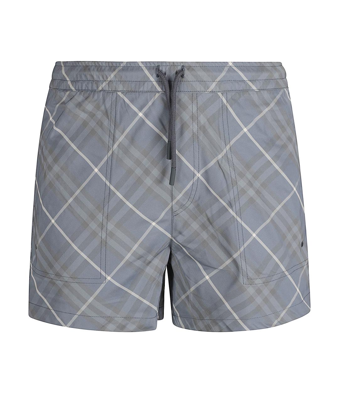 BURBERRY Серые полиамидовые плавки, фото 1