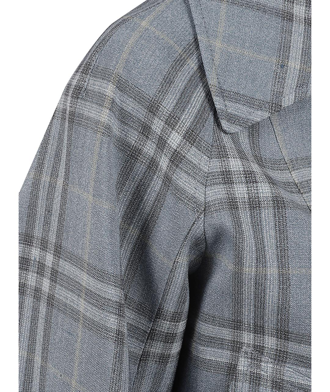 BURBERRY Серое вискозное пальто, фото 2