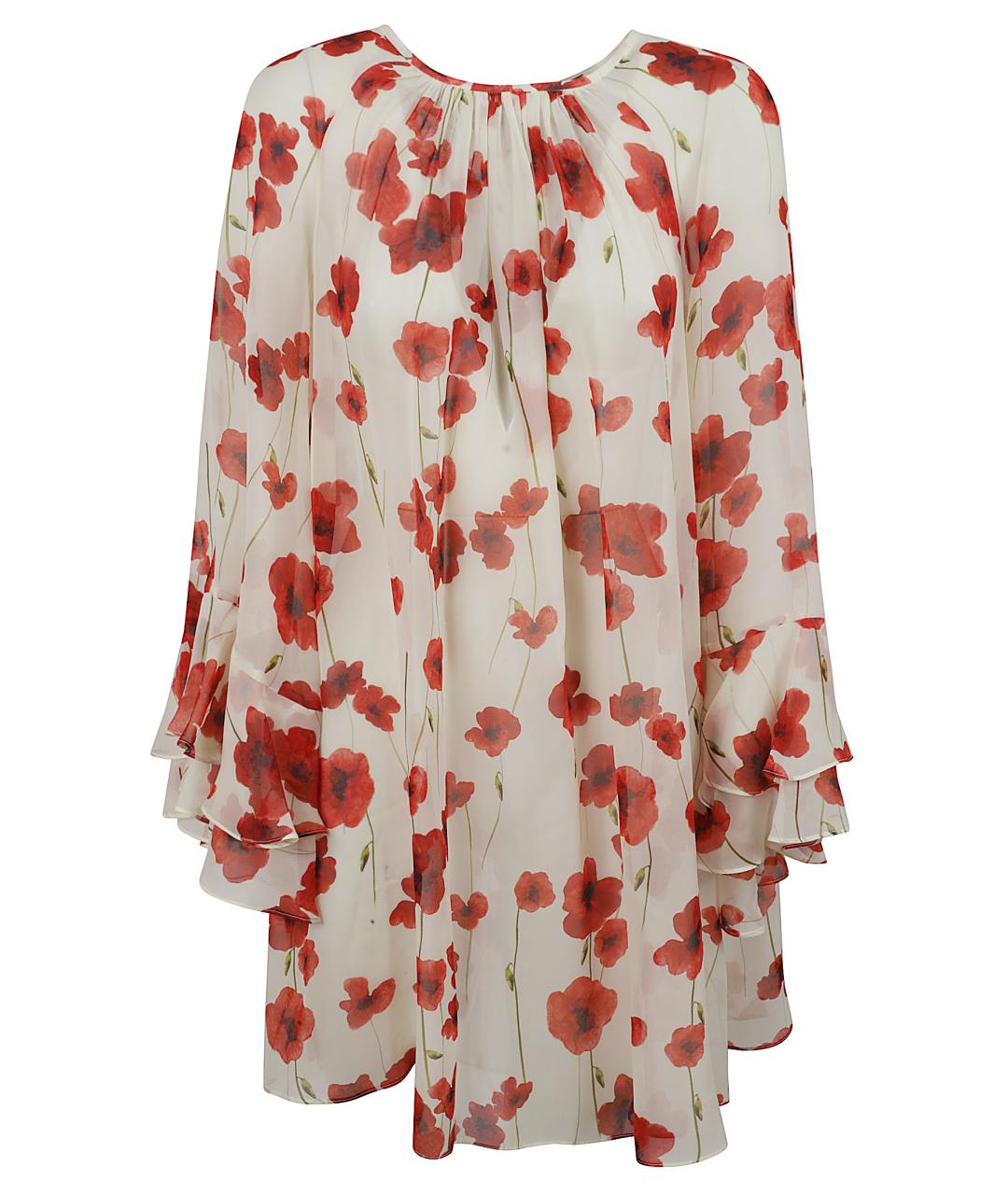 MAX MARA STUDIO Мульти полиамидовое платье, фото 1