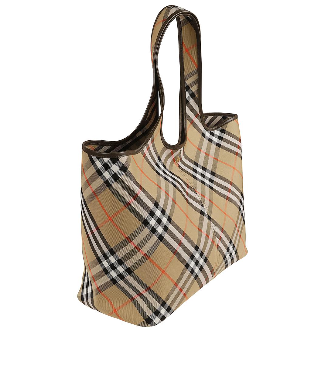 BURBERRY Мульти хлопковая сумка тоут, фото 3