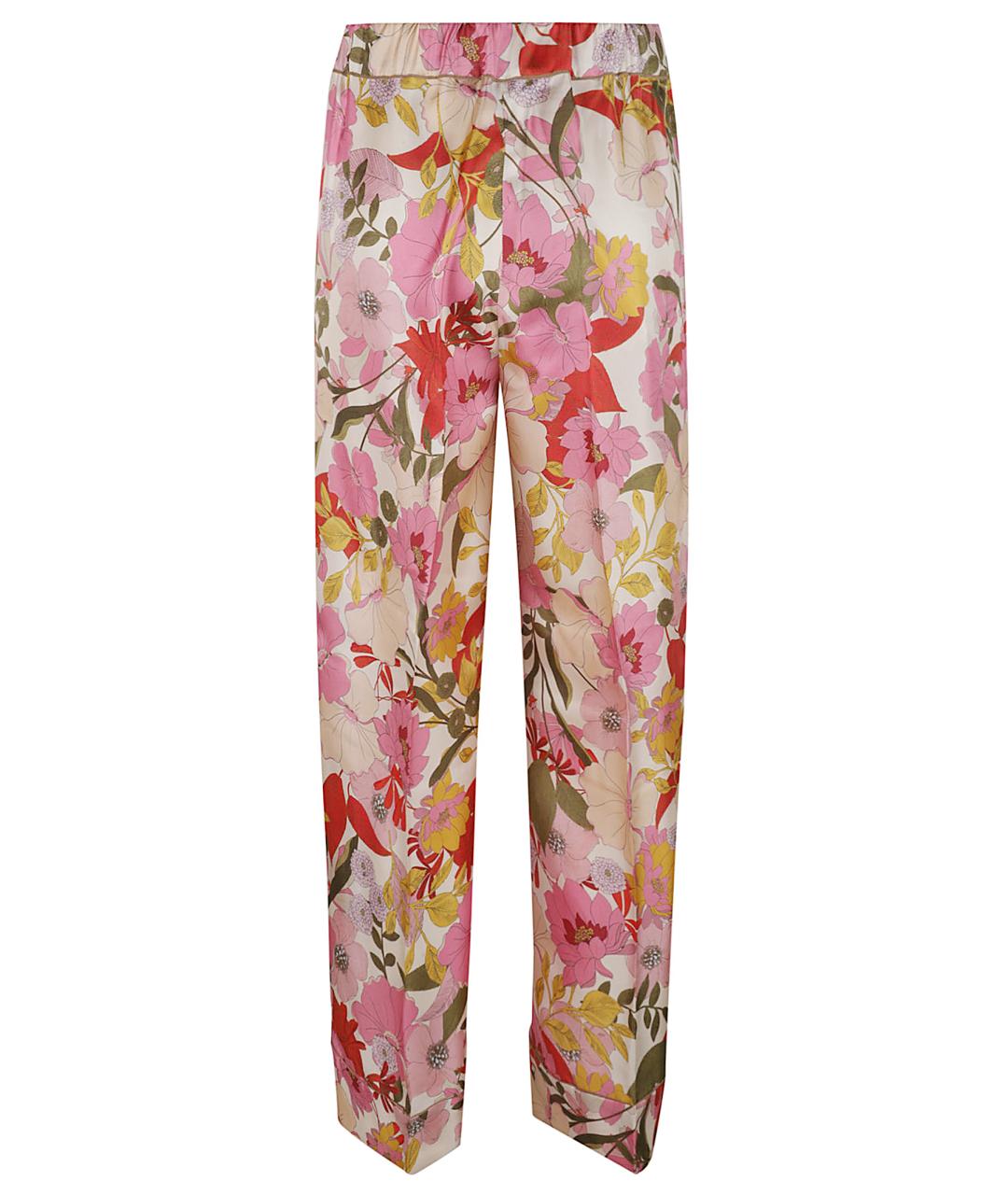 'S MAX MARA Мульти шелковые прямые брюки, фото 3