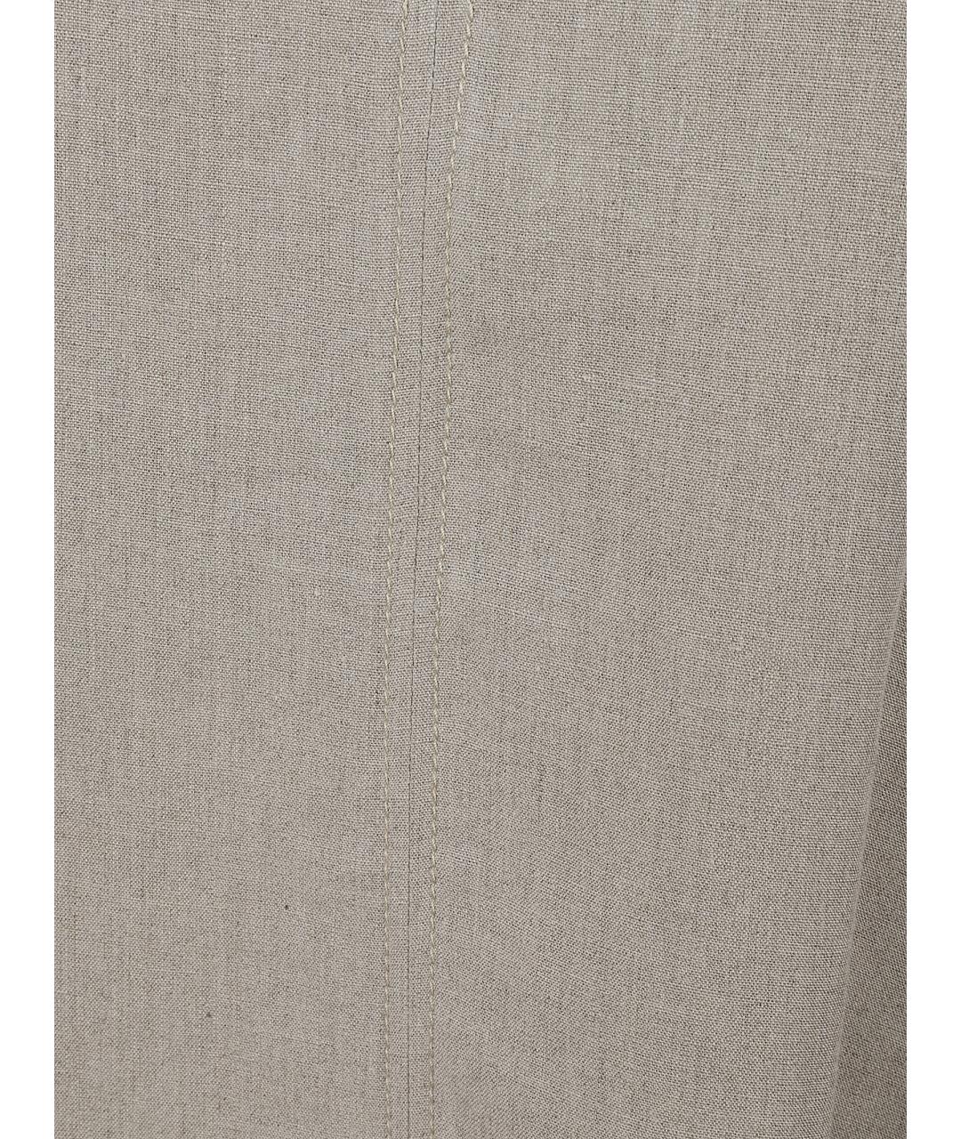 MAX MARA Бежевое льняное платье, фото 2