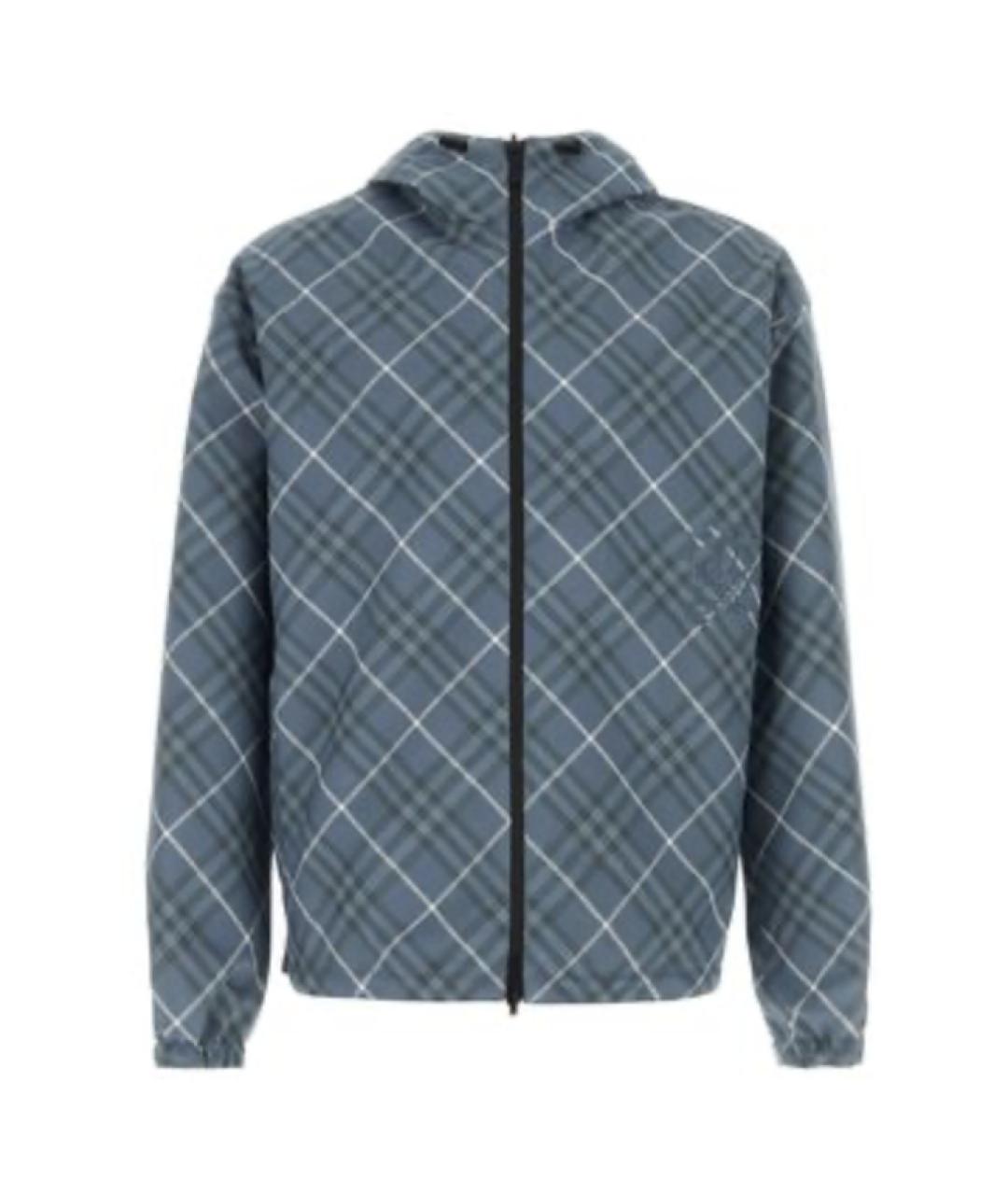 BURBERRY Синяя полиэстеровая куртка, фото 1
