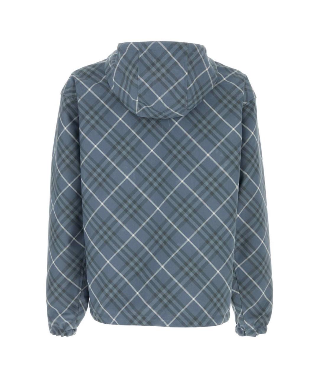 BURBERRY Синяя полиэстеровая куртка, фото 2