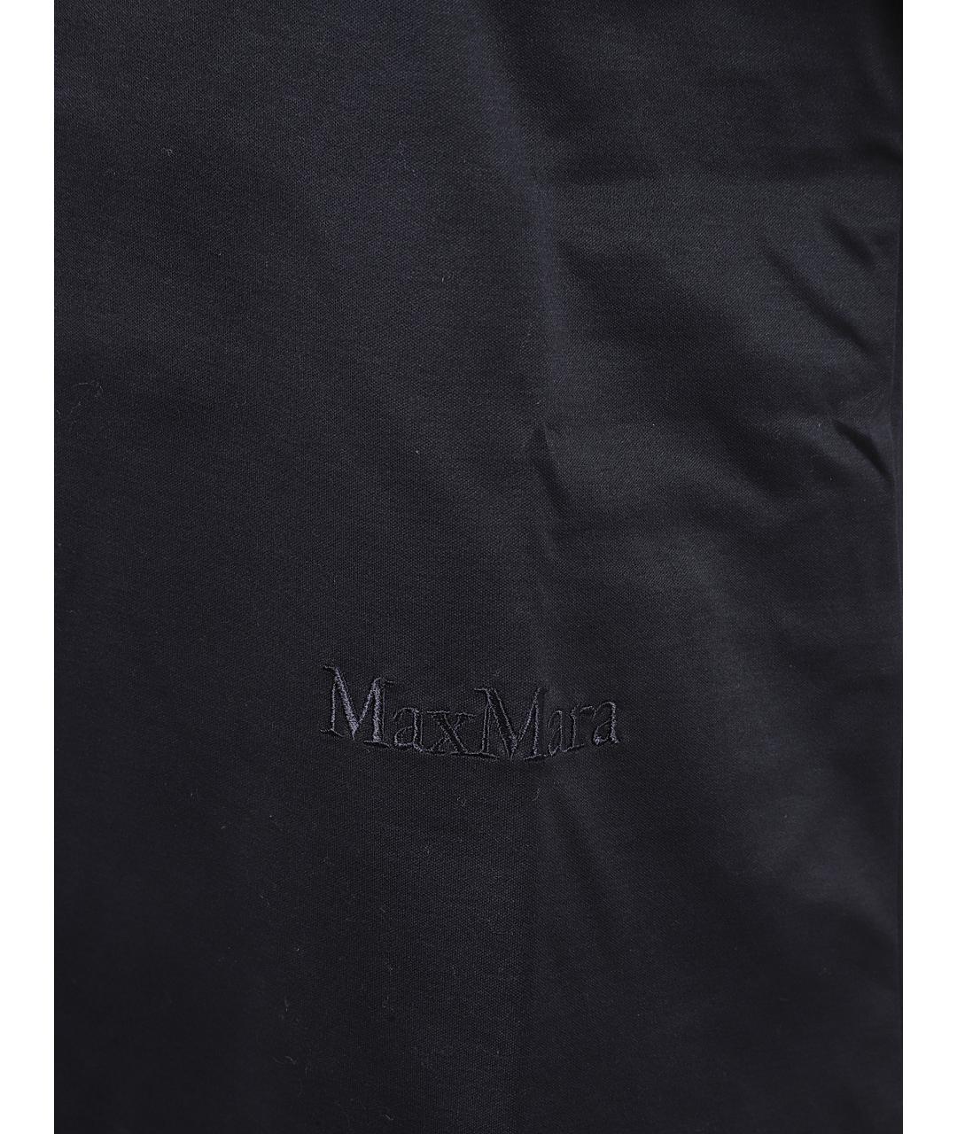 MAX MARA Синяя хлопковая футболка, фото 2