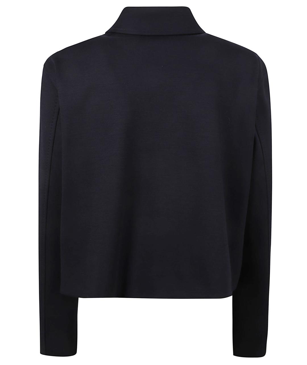 MAX MARA Темно-синяя шерстяная куртка, фото 3