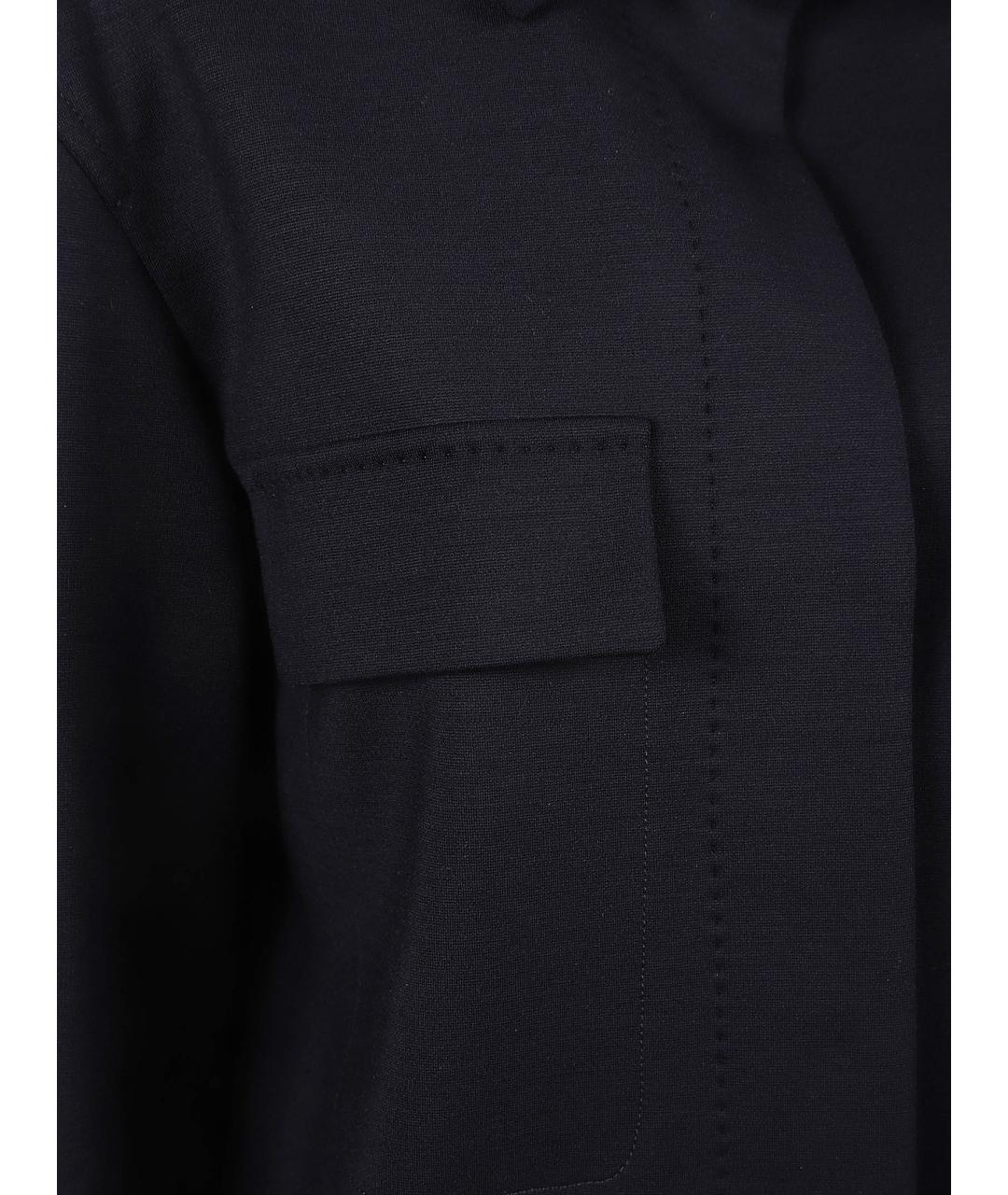 MAX MARA Темно-синяя шерстяная куртка, фото 2