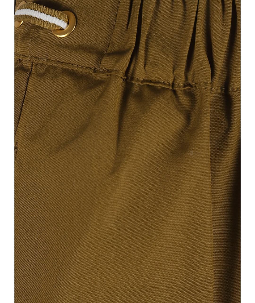 MAX MARA Коричневые хлопковые шорты, фото 2