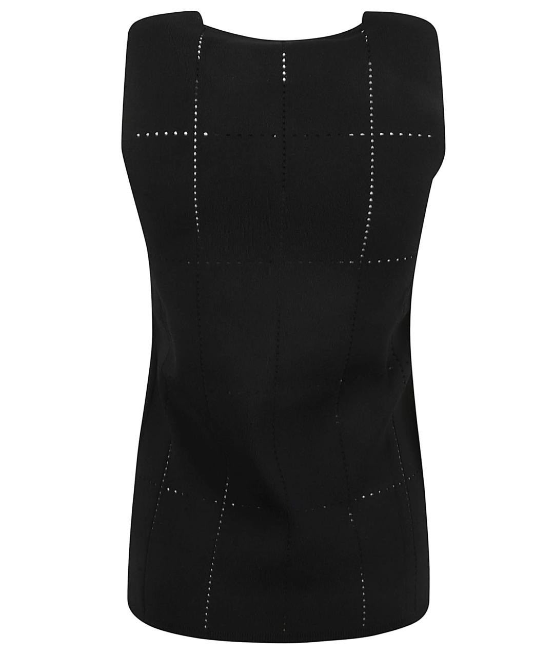 MAX MARA Черная вискозная майка, фото 3